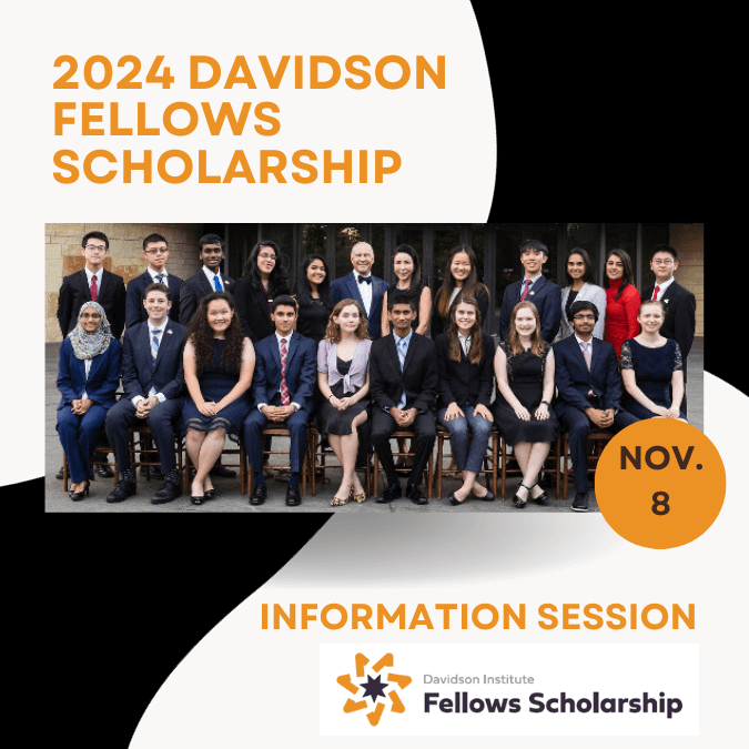 2024 Davidson Fellows Scholarship Information Session Davidson Institute