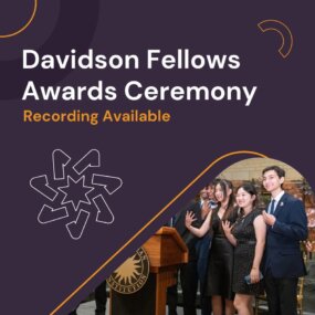 The 2024 Davidson Fellows Ceremony Recording is now available. Join us in celebrating the 2024 Fellows Scholarship Recipients and their inspiring projects.

Link to the ceremony in bio.

#gifted #giftededucation #scholarships